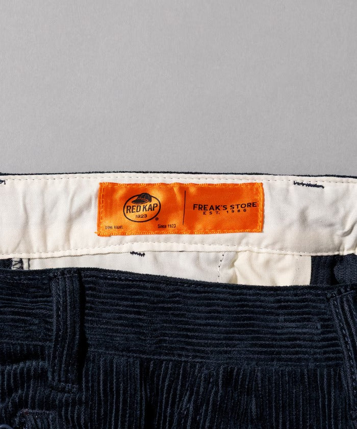 RED KAP × FREAK'S STORE / 復古燈芯絨雙褶寬版長褲（日本聯名限定）