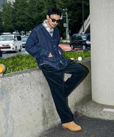 RED KAP × FREAK'S STORE / 復古燈芯絨雙褶寬版長褲（日本聯名限定）
