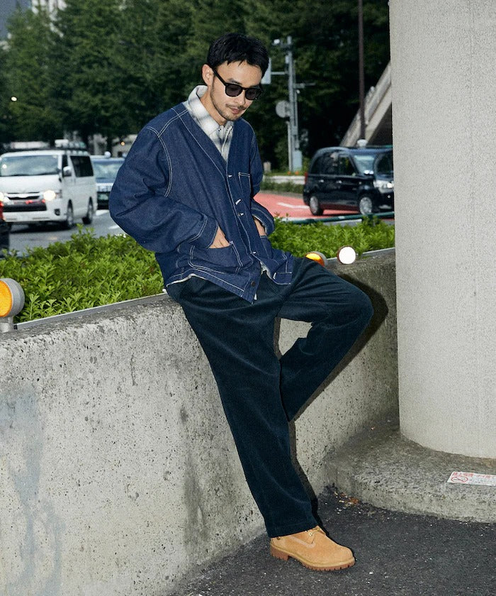 RED KAP × FREAK'S STORE / 復古燈芯絨雙褶寬版長褲（日本聯名限定）
