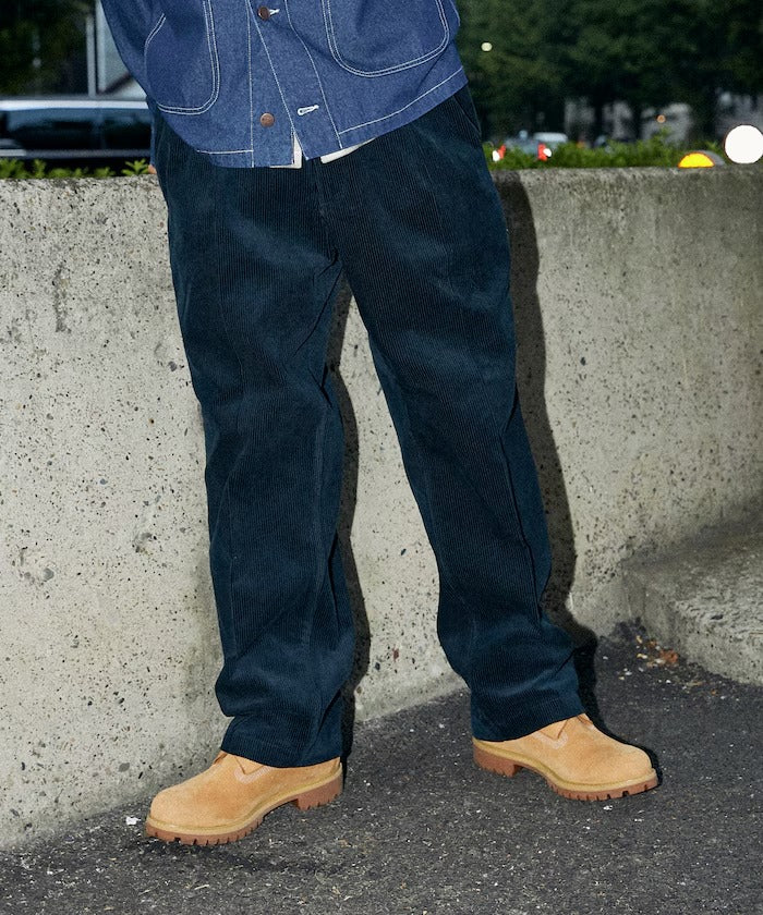 RED KAP × FREAK'S STORE / 復古燈芯絨雙褶寬版長褲（日本聯名限定）