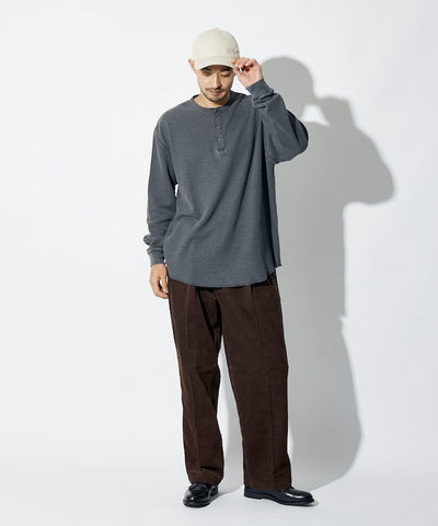 RED KAP × FREAK'S STORE / 復古燈芯絨雙褶寬版長褲（日本聯名限定）