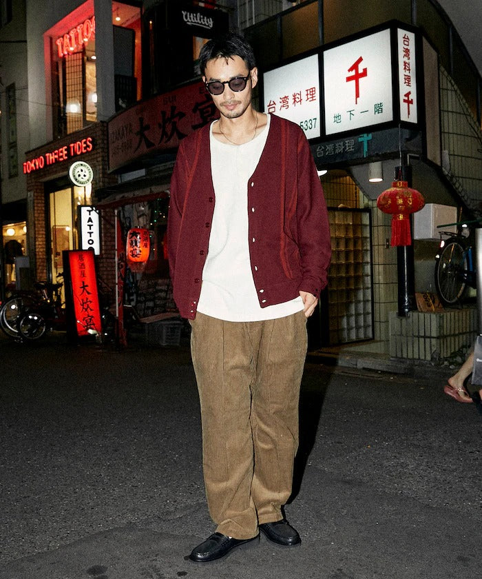 RED KAP × FREAK'S STORE / 復古燈芯絨雙褶寬版長褲（日本聯名限定）