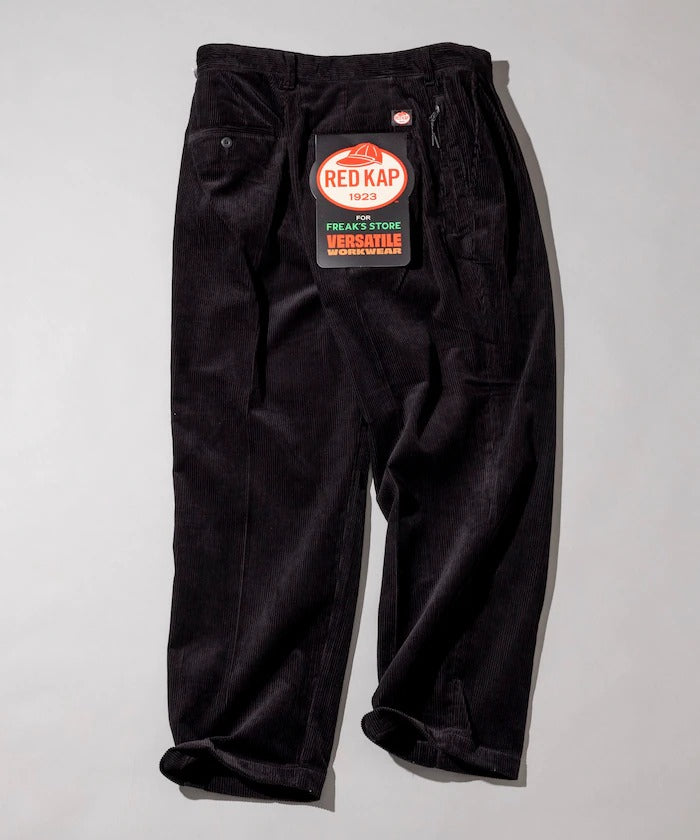 RED KAP × FREAK'S STORE / 復古燈芯絨雙褶寬版長褲（日本聯名限定）