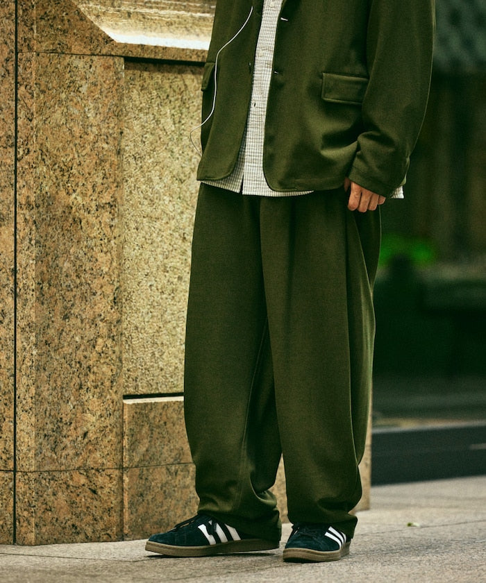 FREAK'S STORE /寬鬆西裝外套＋打褶寬版工作褲 兩件式套裝（26FW）
