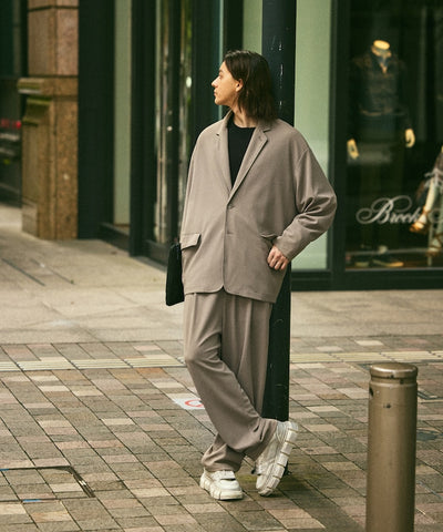 FREAK'S STORE /寬鬆西裝外套＋打褶寬版工作褲 兩件式套裝（26FW）