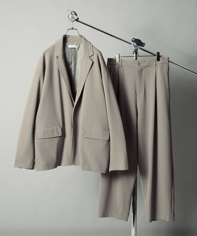 FREAK'S STORE /寬鬆西裝外套＋打褶寬版工作褲 兩件式套裝（26FW）