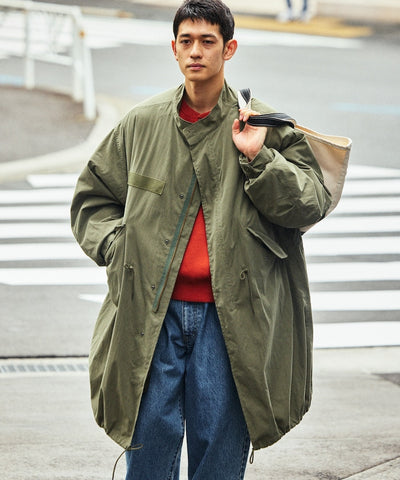 FREAK'S STORE / M-65鋪棉內裡兩件式長版軍裝外套 （26FW）
