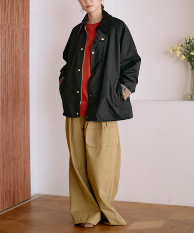 Barbour × Firsthand／女裝 TRANSPORT 加長版立領外套（日本聯名限定）