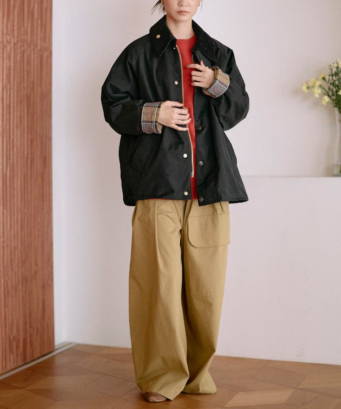 Barbour × Firsthand／女裝 TRANSPORT 加長版立領外套（日本聯名限定）