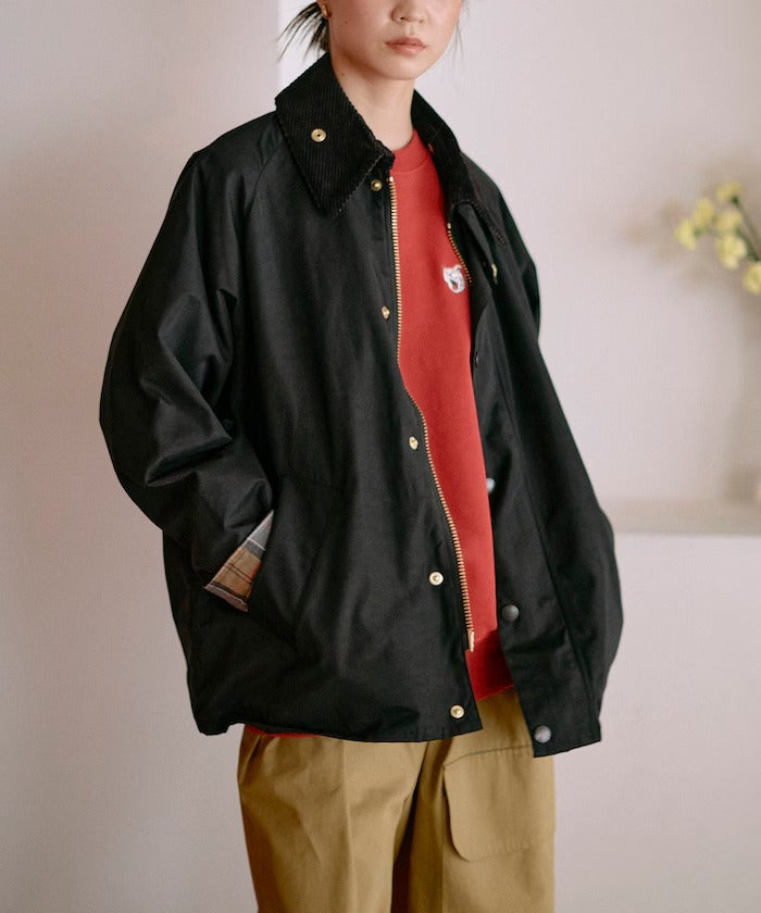 Barbour × Firsthand／女裝 TRANSPORT 加長版立領外套（日本聯名限定）