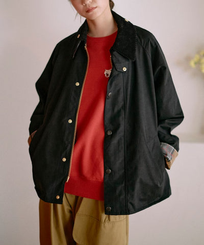 Barbour × Firsthand／女裝 TRANSPORT 加長版立領外套（日本聯名限定）