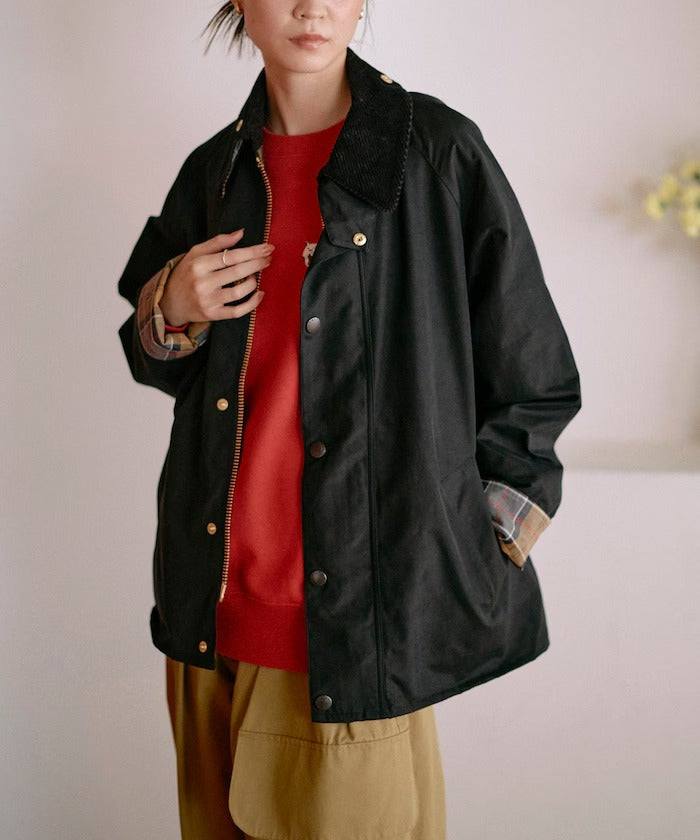 Barbour × Firsthand／女裝 TRANSPORT 加長版立領外套（日本聯名限定）