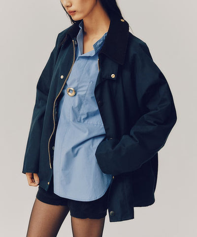 Barbour × Firsthand／女裝 TRANSPORT 加長版立領外套（日本聯名限定）