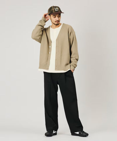 RED KAP × FREAK'S STORE / 畦編素色針織外套（日本聯名限定）
