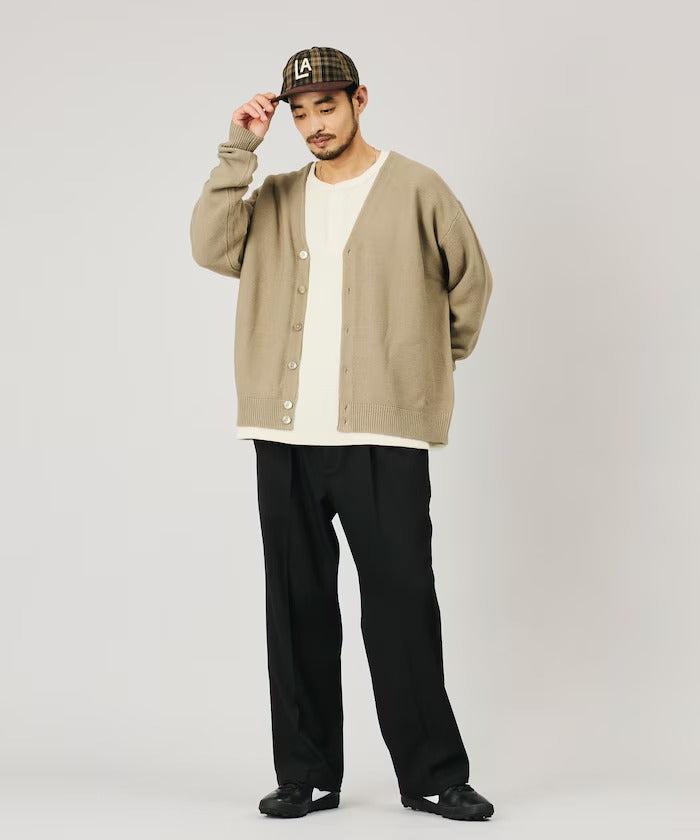 RED KAP × FREAK'S STORE / 畦編素色針織外套（日本聯名限定）