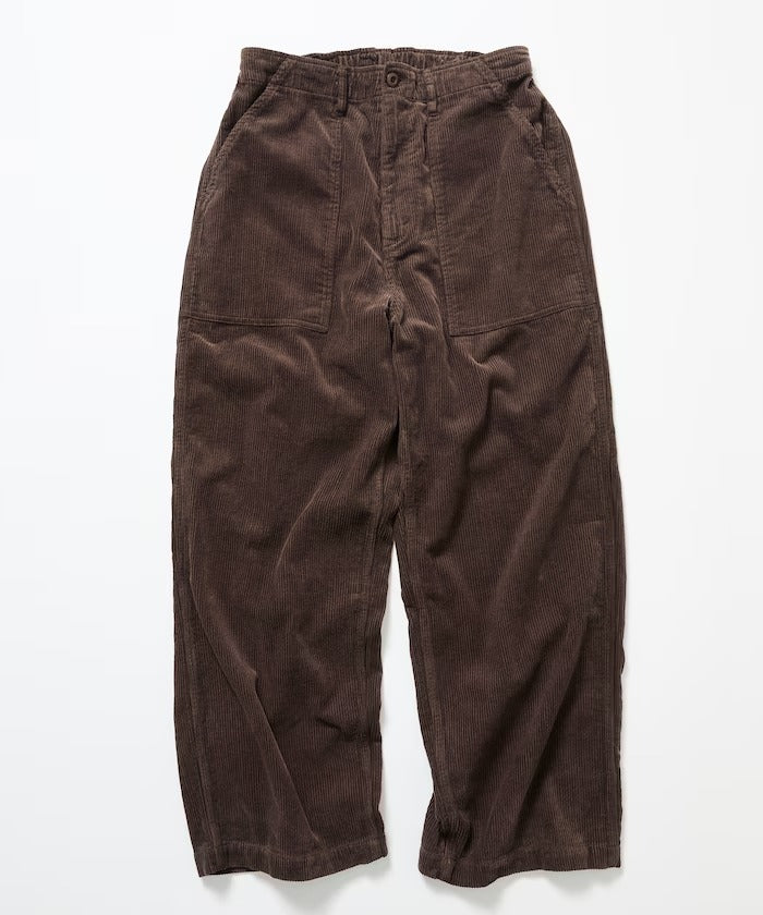 HINSON × FREAK'S STORE／寬版直筒燈芯絨工作褲（日本聯名限定）