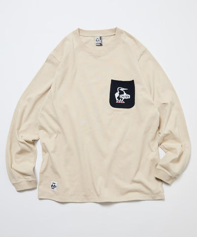 CHUMS × FREAK'S STORE／針織拼接口袋長袖T恤（日本聯名限定）