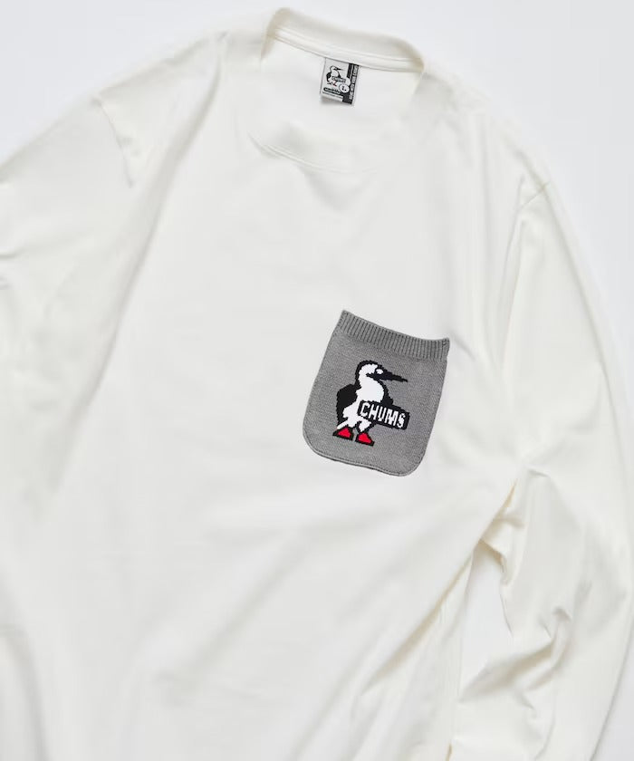 CHUMS × FREAK'S STORE／針織拼接口袋長袖T恤（日本聯名限定）