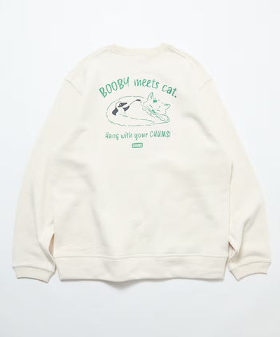 CHUMS × FREAK'S STORE／貓咪大嘴鳥圓領衫（日本聯名限定）