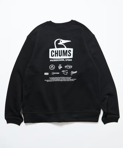 CHUMS × FREAK'S STORE／復古歷史圖騰圓領衫（日本聯名限定）