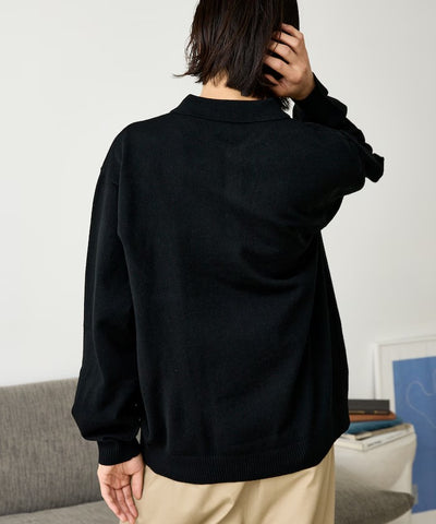 U.S. POLO ASSN. × PUBLUX / 刺繡Polo領針織衫（日本聯名限定）