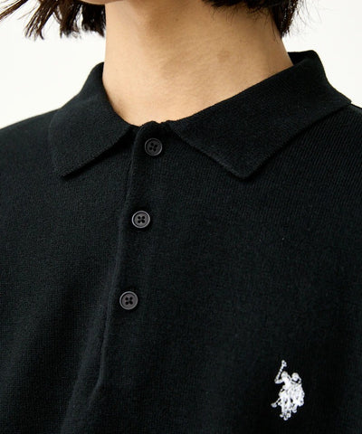 U.S. POLO ASSN. × PUBLUX / 刺繡Polo領針織衫（日本聯名限定）