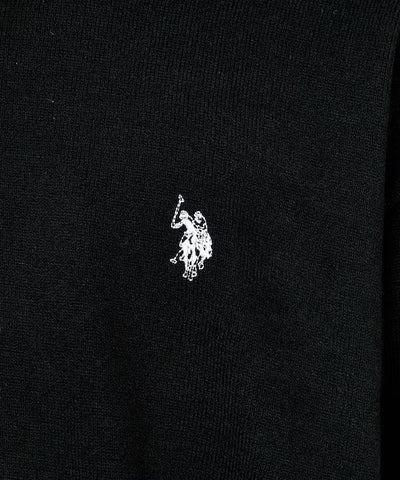 U.S. POLO ASSN. × PUBLUX / 單點刺繡亨利領針織衫（日本聯名限定）