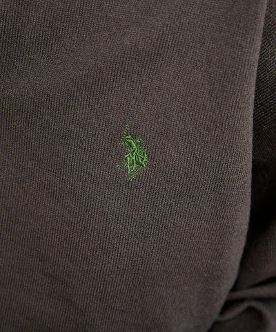 U.S. POLO ASSN. × PUBLUX / 單點刺繡亨利領針織衫（日本聯名限定）