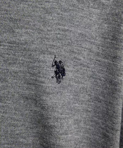 U.S. POLO ASSN. × PUBLUX / 單點刺繡亨利領針織衫（日本聯名限定）