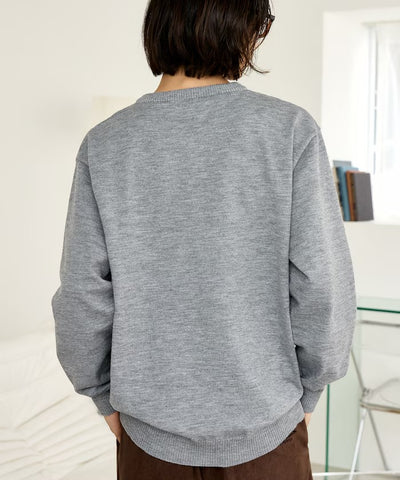 U.S. POLO ASSN. × PUBLUX / 刺繡V領針織衫（日本聯名限定）