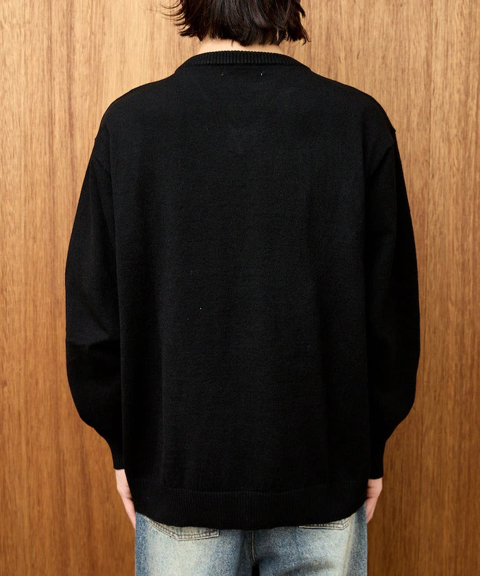 U.S. POLO ASSN. × PUBLUX / 刺繡V領針織衫（日本聯名限定）