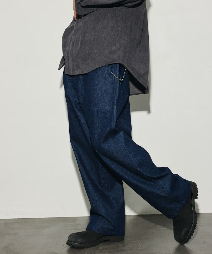 HINSON × FREAK'S STORE／寬版直筒工作褲（日本聯名限定）