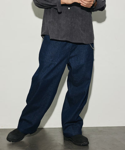 HINSON × FREAK'S STORE／寬版直筒工作褲（日本聯名限定）