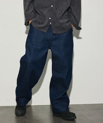 HINSON × FREAK'S STORE／寬版直筒工作褲（日本聯名限定）