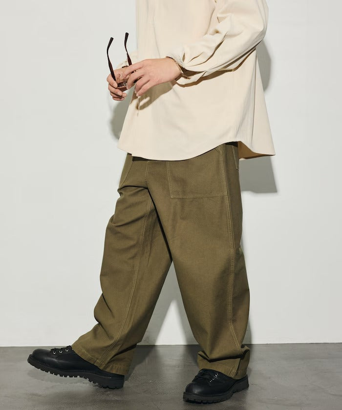 HINSON × FREAK'S STORE／寬版直筒工作褲（日本聯名限定）