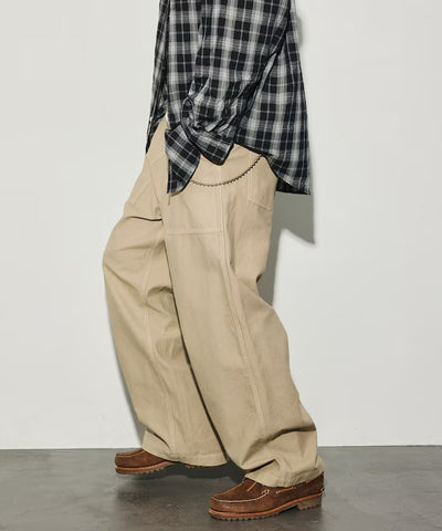 HINSON × FREAK'S STORE／寬版直筒工作褲（日本聯名限定）