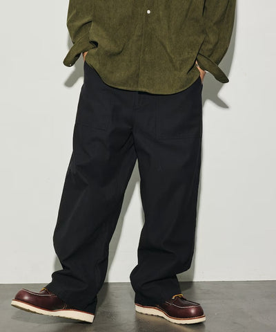 HINSON × FREAK'S STORE／寬版直筒工作褲（日本聯名限定）