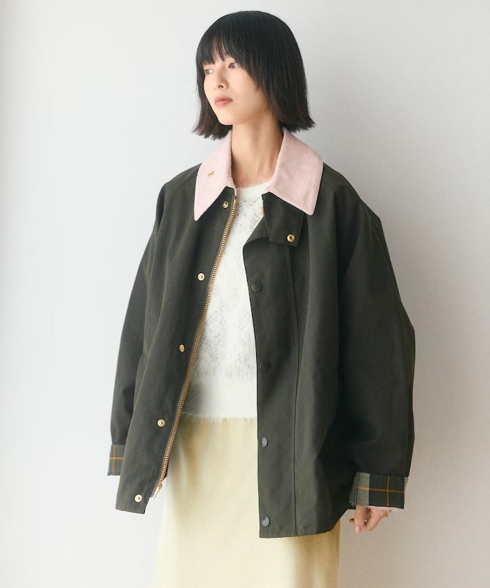 Barbour × Firsthand／女裝 TRANSPORT 加長版立領外套（日本聯名限定）