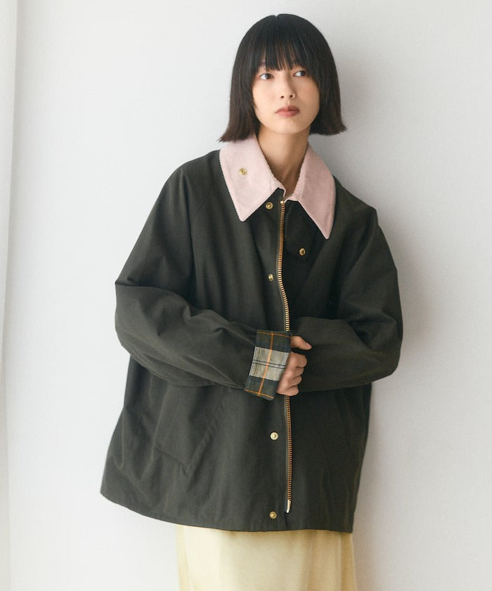 Barbour × Firsthand／女裝 TRANSPORT 加長版立領外套（日本聯名限定）