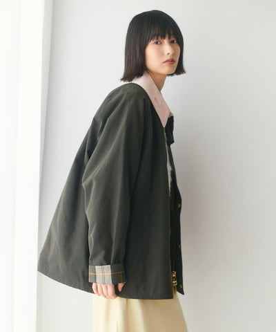 Barbour × Firsthand／女裝 TRANSPORT 加長版立領外套（日本聯名限定）