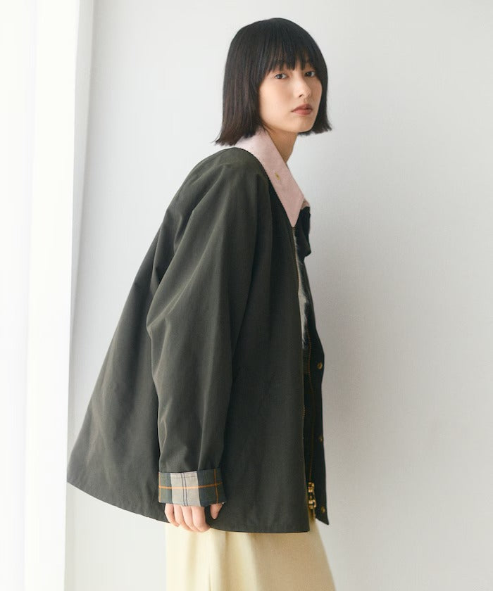 Barbour × Firsthand／女裝 TRANSPORT 加長版立領外套（日本聯名限定）