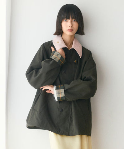 Barbour × Firsthand／女裝 TRANSPORT 加長版立領外套（日本聯名限定）