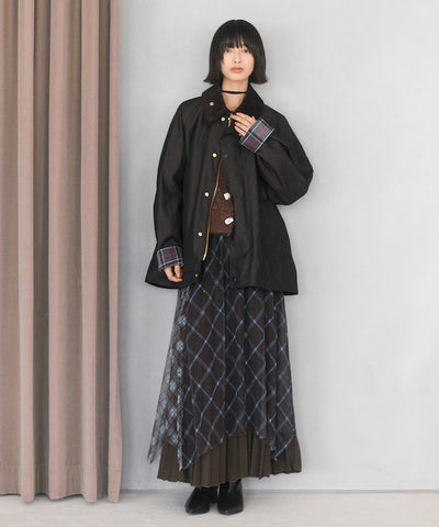 Barbour × Firsthand／女裝 TRANSPORT 加長版立領外套（日本聯名限定）