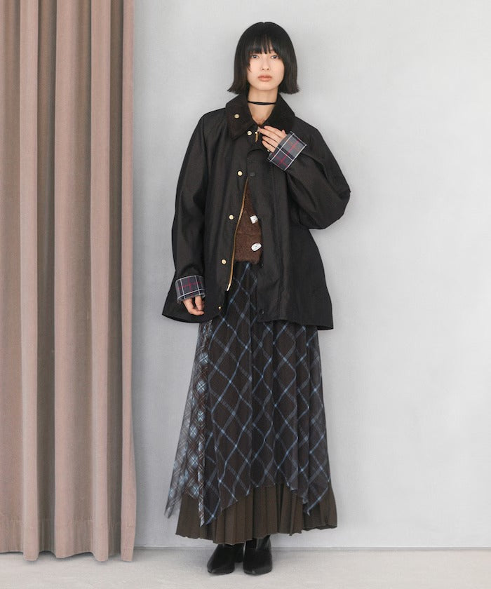 Barbour × Firsthand／女裝 TRANSPORT 加長版立領外套（日本聯名限定）