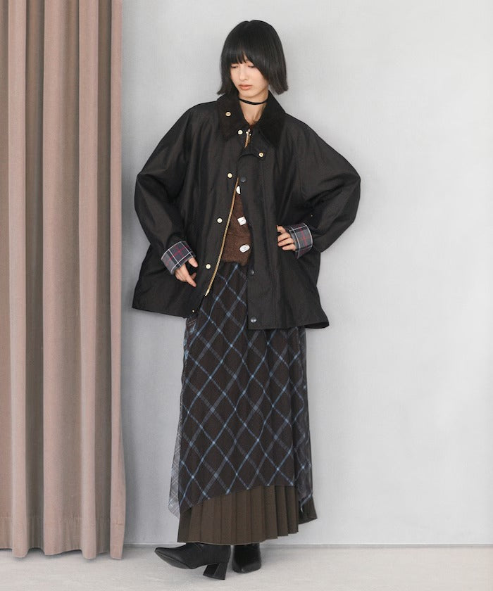 Barbour × Firsthand／女裝 TRANSPORT 加長版立領外套（日本聯名限定）
