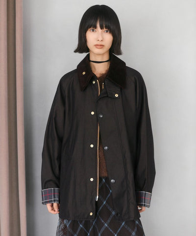 Barbour × Firsthand／女裝 TRANSPORT 加長版立領外套（日本聯名限定）