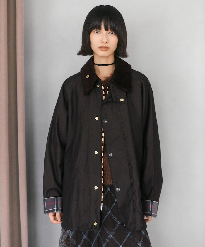 Barbour × Firsthand／女裝 TRANSPORT 加長版立領外套（日本聯名限定）