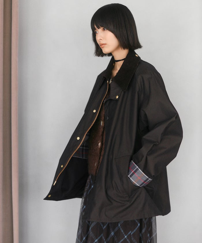 Barbour × Firsthand／女裝 TRANSPORT 加長版立領外套（日本聯名限定）