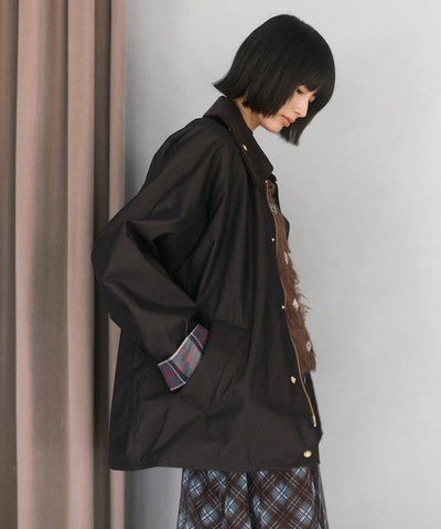 Barbour × Firsthand／女裝 TRANSPORT 加長版立領外套（日本聯名限定）
