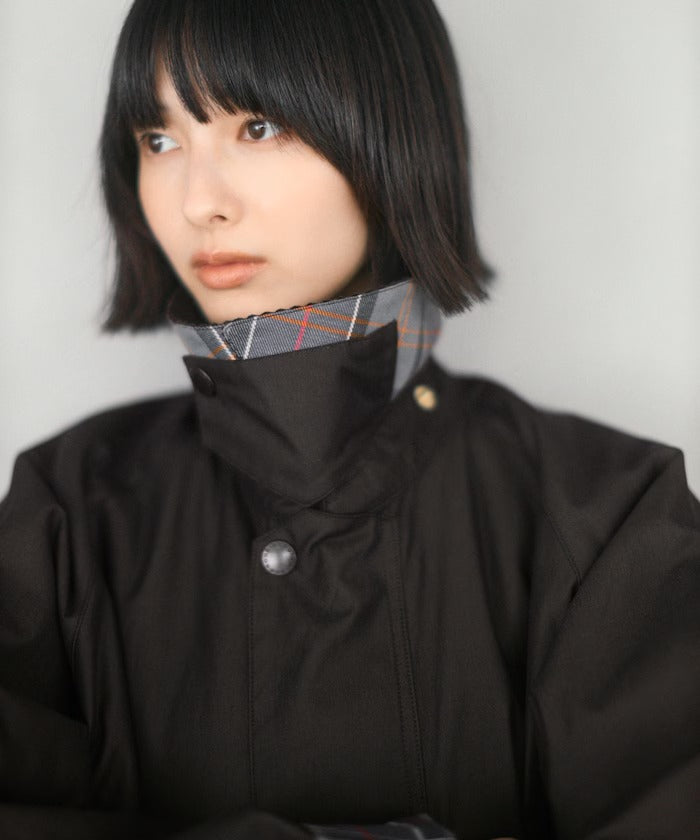 Barbour × Firsthand／女裝 TRANSPORT 加長版立領外套（日本聯名限定）